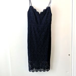 Lace cocktail dress, size 4